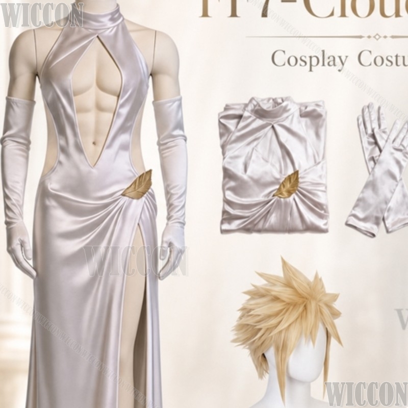 FF7 Cosplay Cloud High Slit We - Evening Gown recension och pris