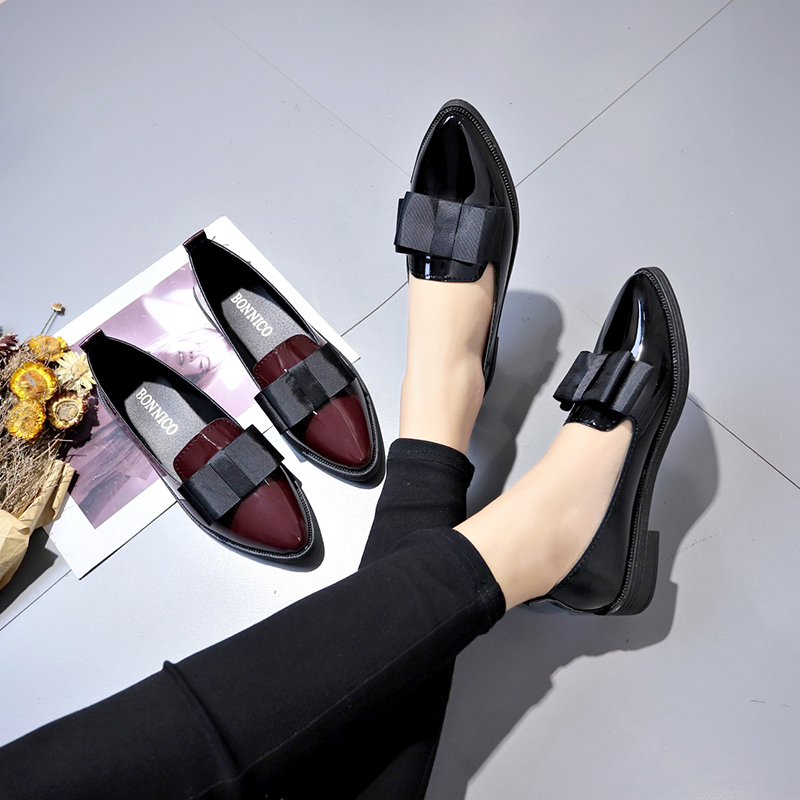 Black/ Wine Red Patent Leather - Womens Heels recension och pris