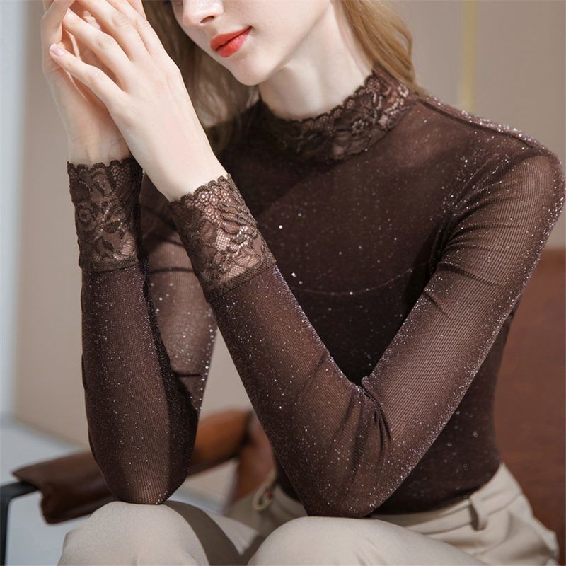 Fashion Gauze Bright silk Spli - Silk Blouse recension och pris
