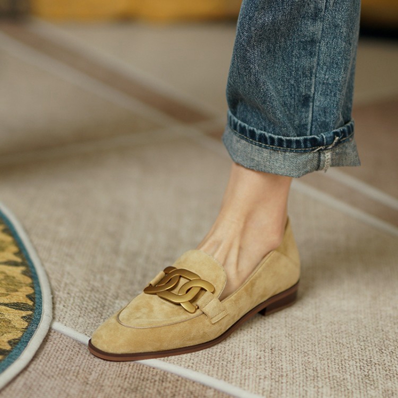 Suede Leather Women Loafers Sp - Womens Heels recension och pris