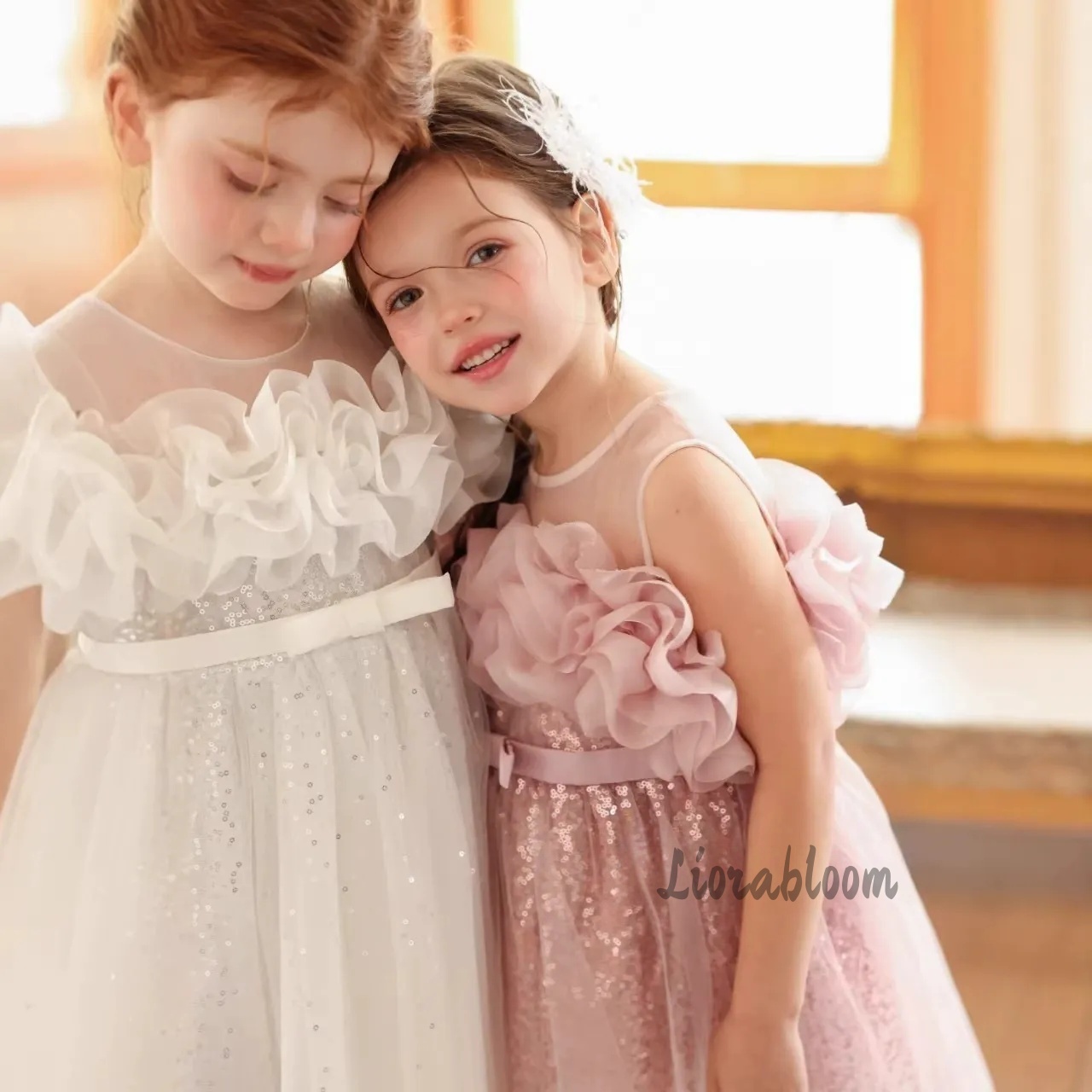 Girls' Pink Wavy Tulle Formal  - Formal Skirt recension och pris