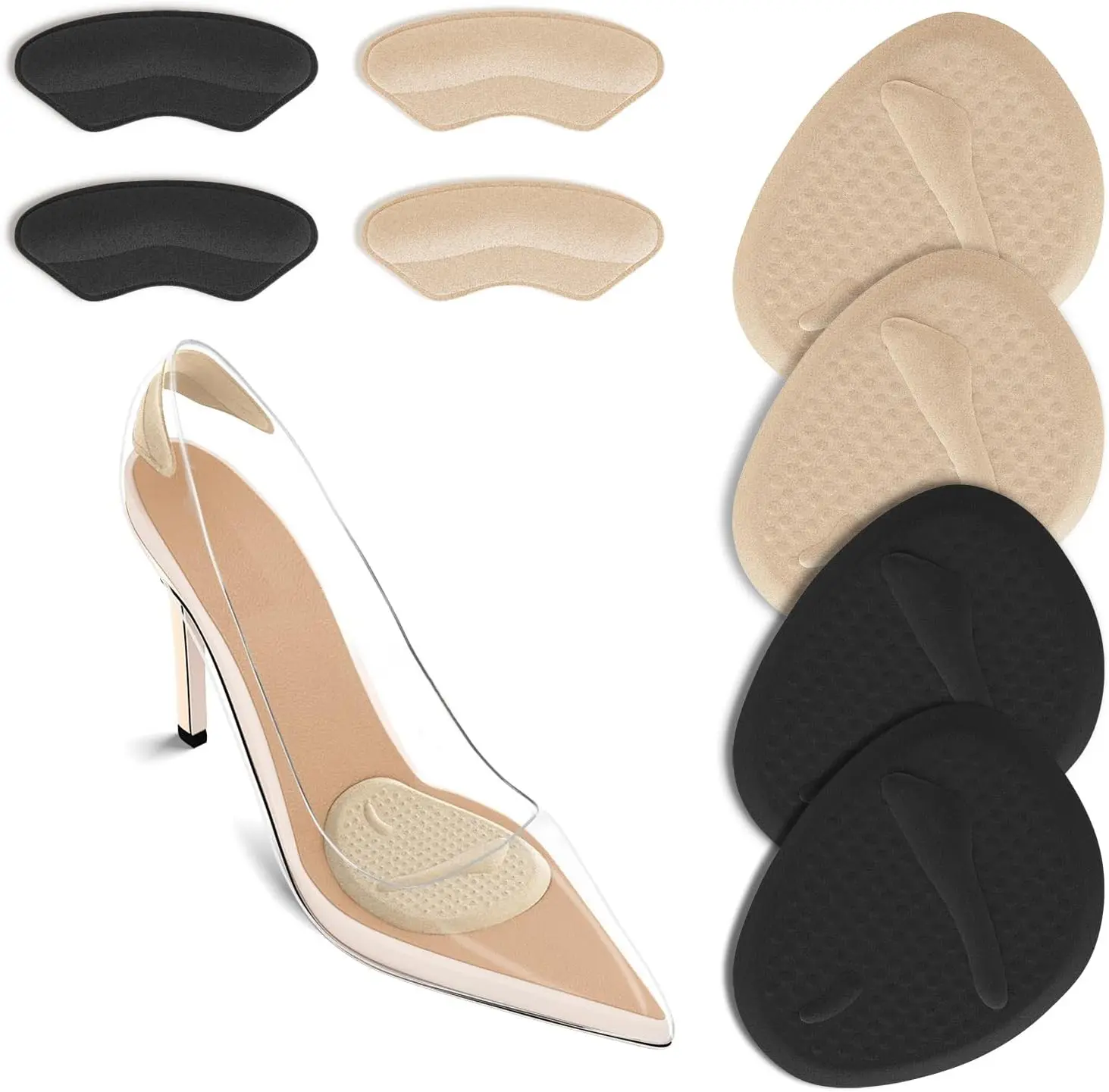 2 Sets Heel Pads, Ball of Foot - Womens Heels recension och pris